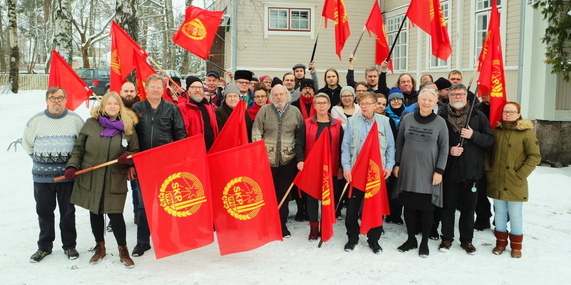 SKP kommunistit kommunismi keskuskomitea Pakila työväentalo SKP100
